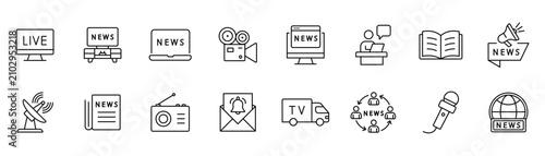 Cuadro en lienzo News media