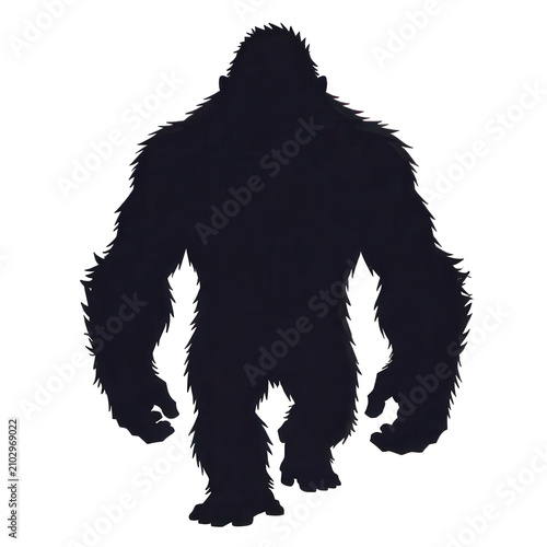 Gorilla Silhouette Transparent Background