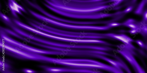 A vibrant abstract background featuring flowing purple liquid waves with a smooth, glossy surface and reflective highlights, perfect for modern design projects, digital art, and creative presentations