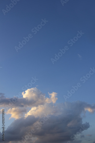 Photography It is the sunset sky