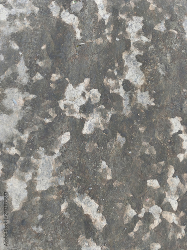Valokuva Weathered concrete surfaces often have a rough, porous texture