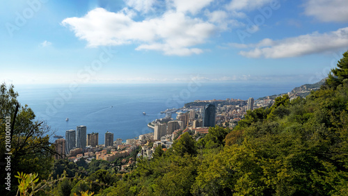 Foto Monaco city view on the French Riviera, Provence-Alpes-Cote d'Azur France, Europe