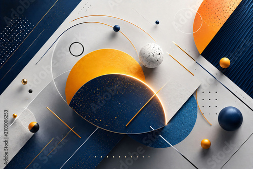 Luxury Corporate Geometric Background Design