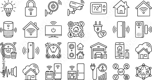 house icons set