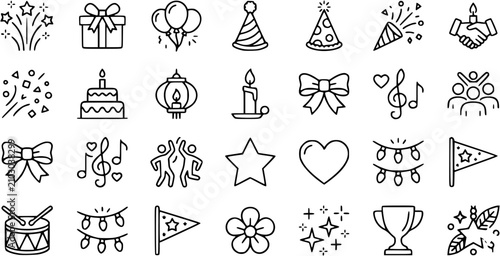 set of vector images of flowers