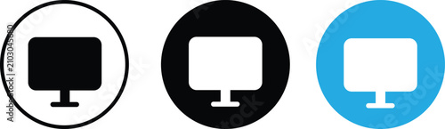Fotografi Simple desktop screen icons