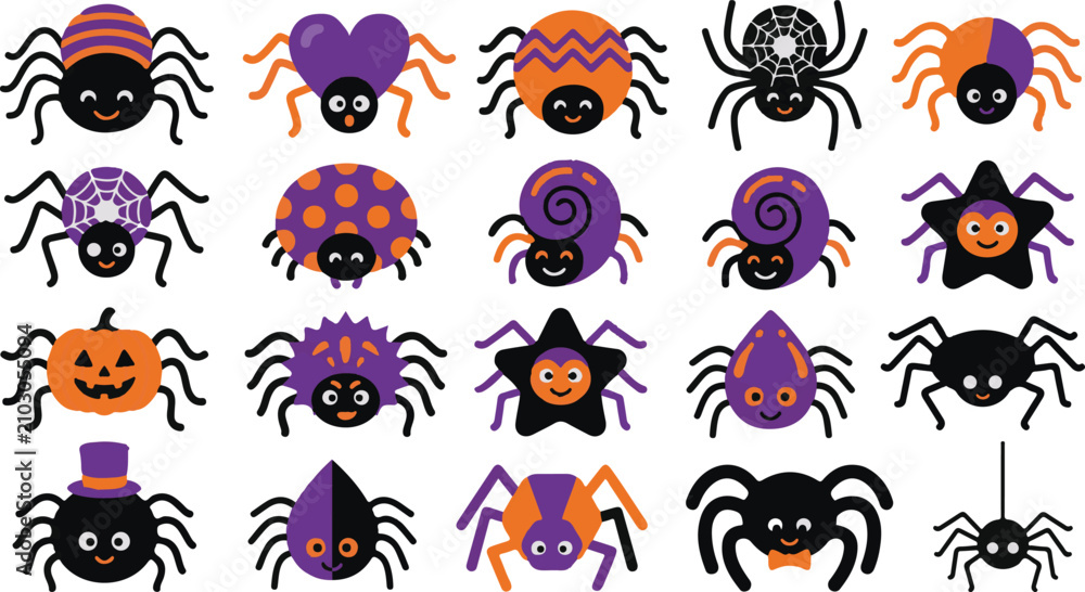 Obraz premium seamless pattern with insects