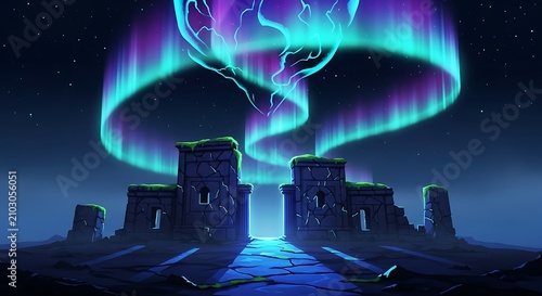 Aurora Borealis Castle.