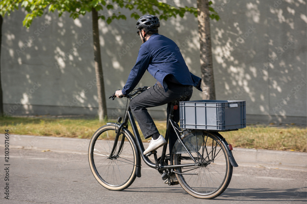 Fototapeta premium Bicycle Cargo Delivery