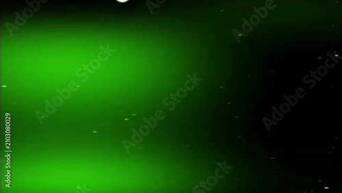 Abstract Cosmic Aurora Background Featuring Vibrant Green Light Rays and Glowing Particle Dust in Deep Space 4K