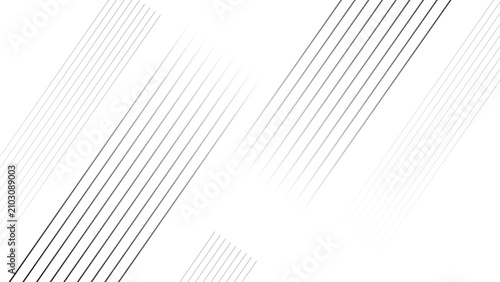 Foto Minimalist diagonal stripe vector with parallel line groups, varying thickness,
