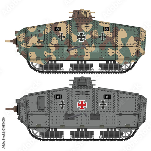 WWI German Infantry Tanks 