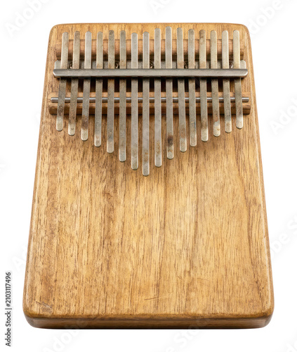 Quadro su tela Wooden Kalimba Thumb Piano
