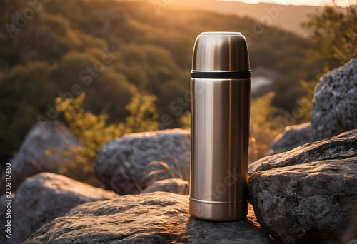 Stainless steel thermos bot...