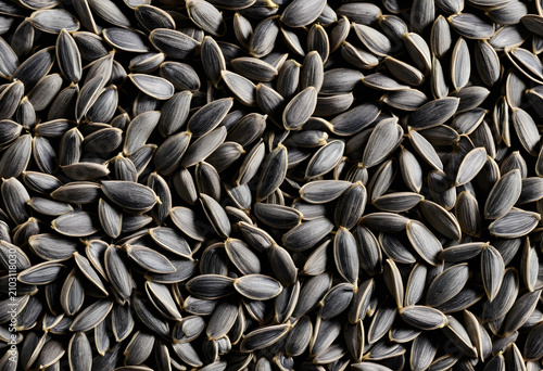 Roasted sunflower seeds wit...
