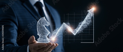 Growth of Business Strategy with Chess Knight