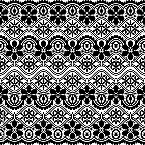 lace seamless pattern ornament embroidery design