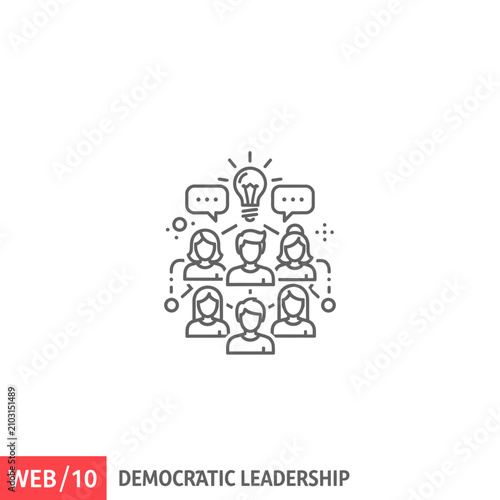 Democratic Leadership Team Brainstorming Ideas.