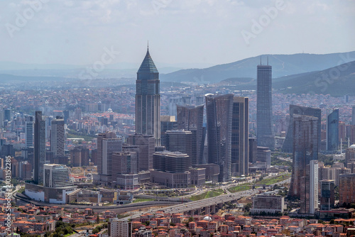 View from Camilla TV Tower Uskudar Istanbul