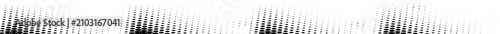 Set of dotted circles with halftone eps10