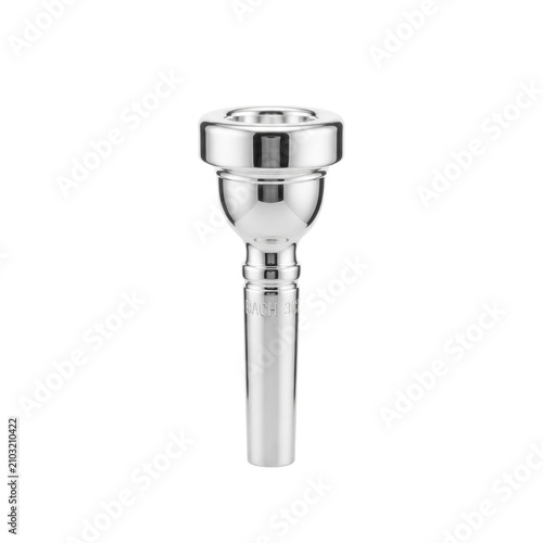 Foto Professional silver plated brass trumpet mouthpiece