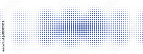 Quadro su tela Geometric pattern of evenly spaced dots on transparent background