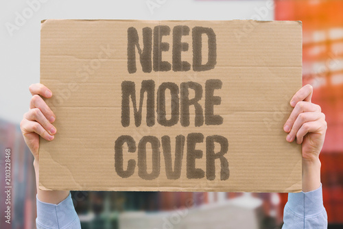 Tableau sur toile "Need More Cover" We require better seclusion