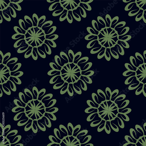 Tropical flower pattern seamless, silhouette of blooming, hand drawn botanical, Floral leaf for spring and Summer time, natural ornaments for textile, fabric, wallpaper, background design