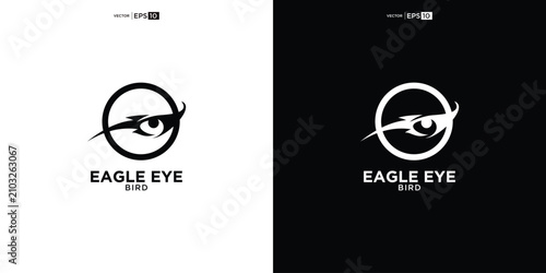 Obraz na plátně Eagle Eye Logo Design.