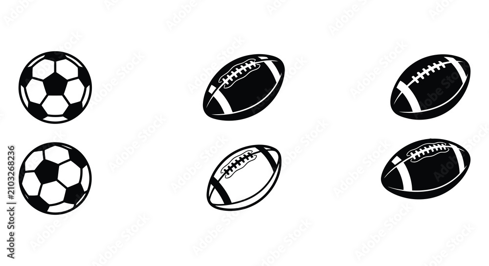 Fototapeta premium Football flat vector icon design .