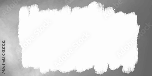 Black and white watercolor painting textured design on white background. Gray aquarelle painted realistic fog or mist smoky textured canvas design. Smoke exploding backdrop design cumulus clouds.