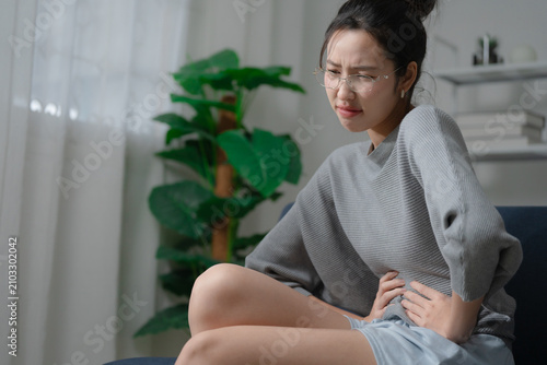 Foto Abdominal pain concept