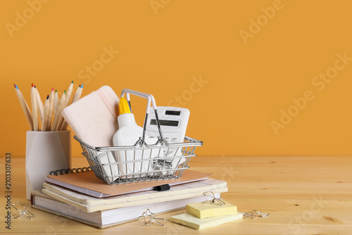School supplies and station...