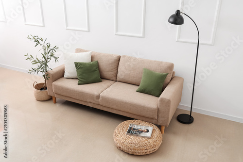 Interior of living room wit...