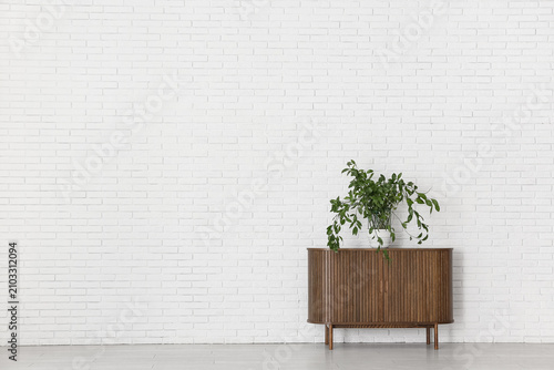 Stylish wooden cabinet with...
