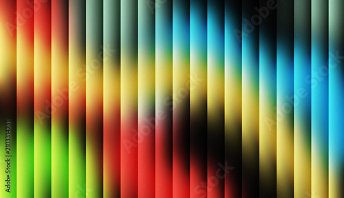 Abstract Colorful Vertical Gradient Stripes Background with Grainy Texture, Vibrant Geometric Light Pattern, Modern Creative Wallpaper Design