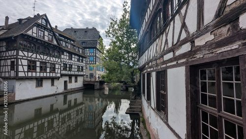 Bild auf Leinwand Quartier de la Petite France à Strasbourg