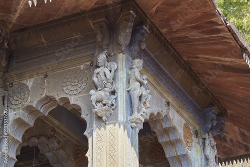 The historic and sacred town of Maheshwar in Madhya Pradesh, India