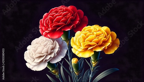 bouquet of yellow chrysanthemums