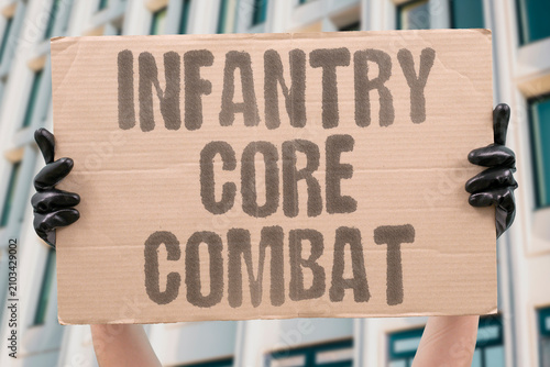 Картината върху платно "Infantry Core Combat" Infantry remains the heart of war