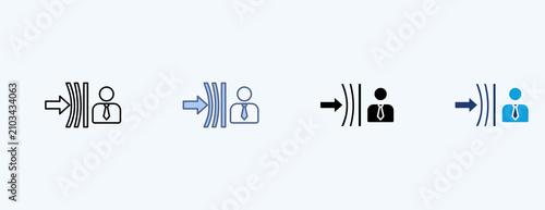 Foto Resilience Multiple Icon Illustration Vector