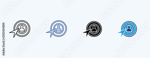 Photos Relevance Multiple Icon Illustration Vector