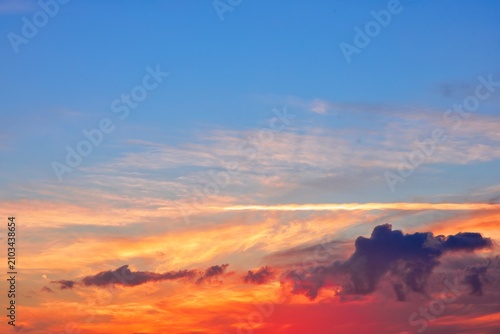 New Zealand Sunrise Sky Replacement Horizon Clouds of Color