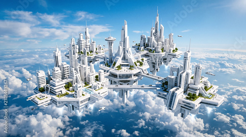 Floating White City
