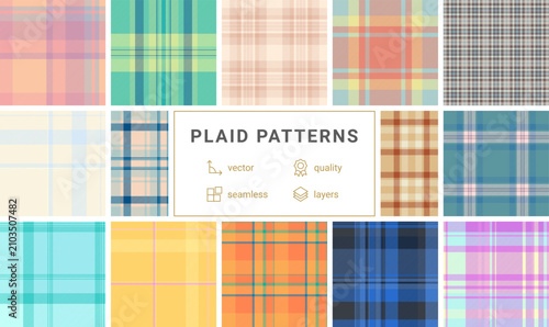 Tableau sur toile Decorative plaid collection built for Halloween branding