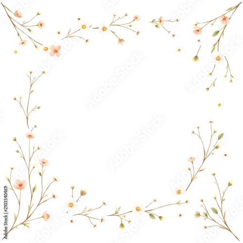 frame made of colored splashes