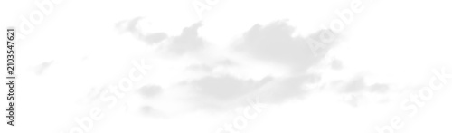 Isolated clouds PNG no background