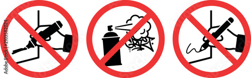 Konstfotografi No Jaywalking Prohibited Pedestrian Sign Set with Forbidden Crosswalk Crossing G