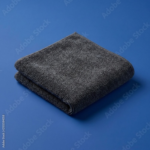 Premium Microfiber Cleaning Towel Mockup