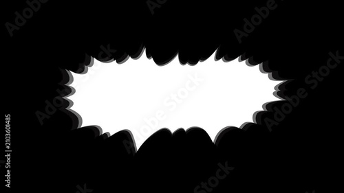 Comic Speech Bubble Burst Animation